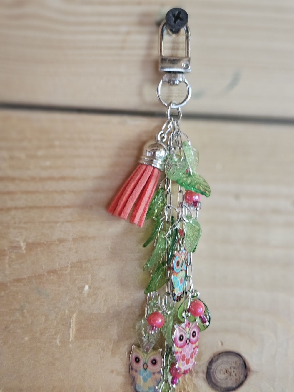 OwlbPurse Charm with Colorful Owl Charms - Picture 7 of 7
